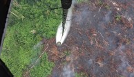 Terpantau Satu Titik Api di Inhu, Tim Satgas Udara Langsung Kerahkan Heli WB Lakukan Pemadaman