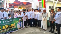 1.000 Orang Turun ke Jalan, Pawai Haul ke-80 Syekh Oesman Syahabuddin Bikin Bagansiapiapi Semarak