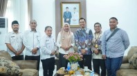 Perkuat pelayanan ASN, Wakil Bupati Inhil terima kunjungan PT Taspen Pekanbaru