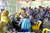 Rayakan HUT ke-81, TNI AL dan Pemkab Bengkalis Sinergi Bantu Warga Pesisir Bantan Timur