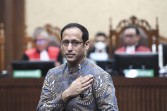 Nadiem Makarim Divonis 10 Tahun Penjara dalam Kasus Korupsi Chromebook.