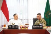 Plt Gubernur Riau Terima Kunjungan Dangrup 3 Kopassus, Ini Pembahasannya