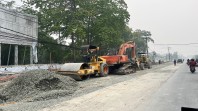 Pemprov Riau Mulai Pelebaran Jalan HR Soebrantas Pekanbaru Menjadi 16 Meter