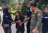 Razia Gepeng di Sudirman, Lima Orang Diamankan Dinsos Pekanbaru