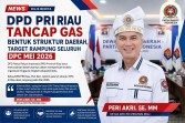 Percepat Konsolidasi, DPD PRI Riau Targetkan Rampungkan Struktur Kabupaten/Kota pada Mei 2026
