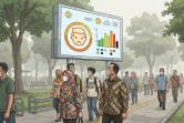 Plt Gubri Minta Informasi Kualitas Udara dan Cuaca Ditampilkan di Videotron Pemprov Riau