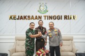 Jaksa, Polisi dan TNI di Riau Bersatu dalam Penegakan Hukum yang Berintegritas