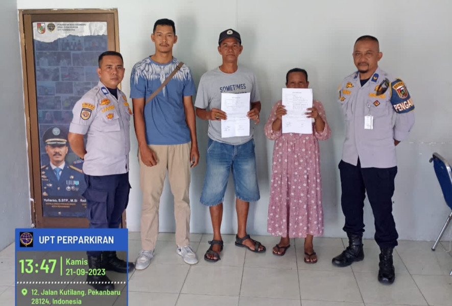 Dua Jukir Nakal Ditindak Dishub Pekanbaru