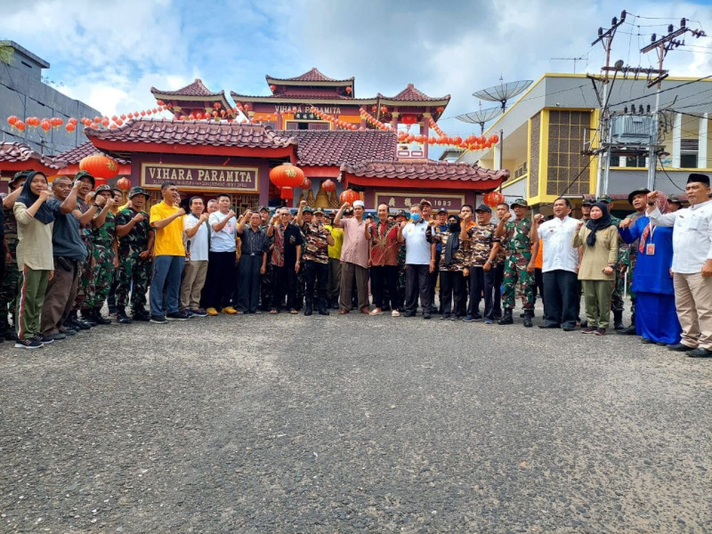 Dengan Karya Bhakti Hut Ke-64 Korem 031/WB, Bersama Pemerintah dan Masyarakat Kab Inhu Kita Dukung Program Pemerintah