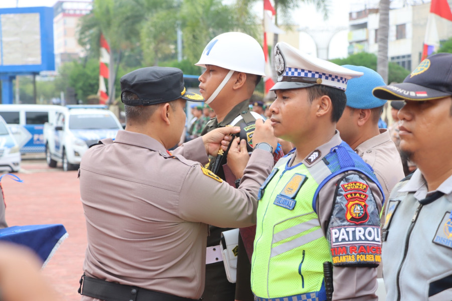 Polres Dumai Gelar Apel Pasukan Operasi Zebra Lancang Kuning 2023