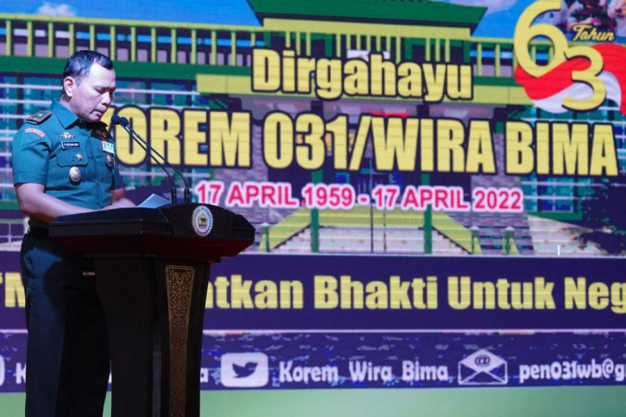 Korem 031/WB Gelar Syukuran HUT ke-64 Tahun 2023