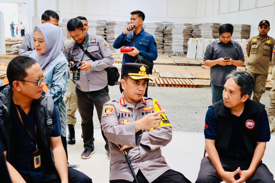 Jamin Seluruh Tahapan yang Bermarwah dan Berintegritas, Polda Riau Jaga Ketat Logistik Pemilu
