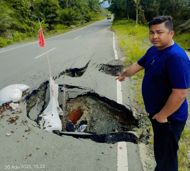 GERBRAK Tuding Dinas PUPR Riau “Tukang Tidur”