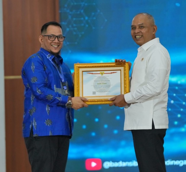 BSSN Kukuhkan Tim Tanggap Siber Diskominfo Siak, Keamanan Digital Semakin Diperkuat