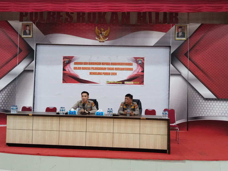 Gelar Anev, Kapolres Rohil Ingatkan Bhabinkamtibmas Mapping Karhutla, Tidak Narkoba dan Tidak Berpolitik