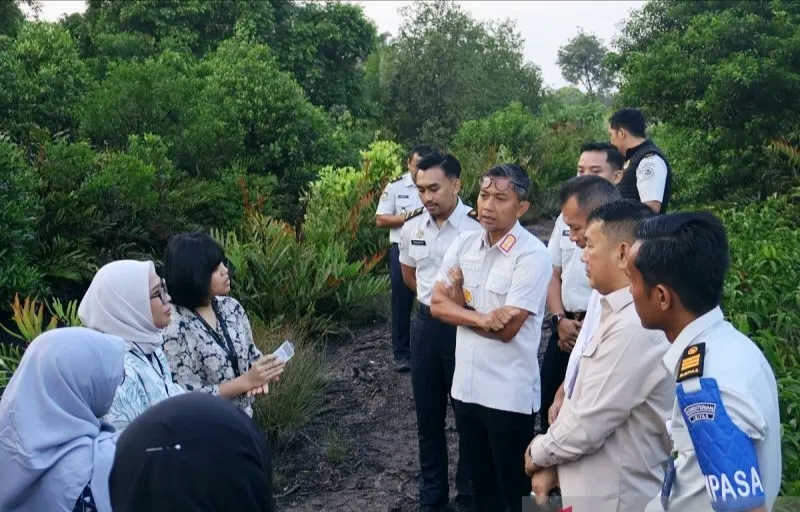 Imigrasi Dumai dampingi Tim Kesekjenan Kemenimipas dan Bappenas RI cek kesiapan Desa Binaan di Pelintung