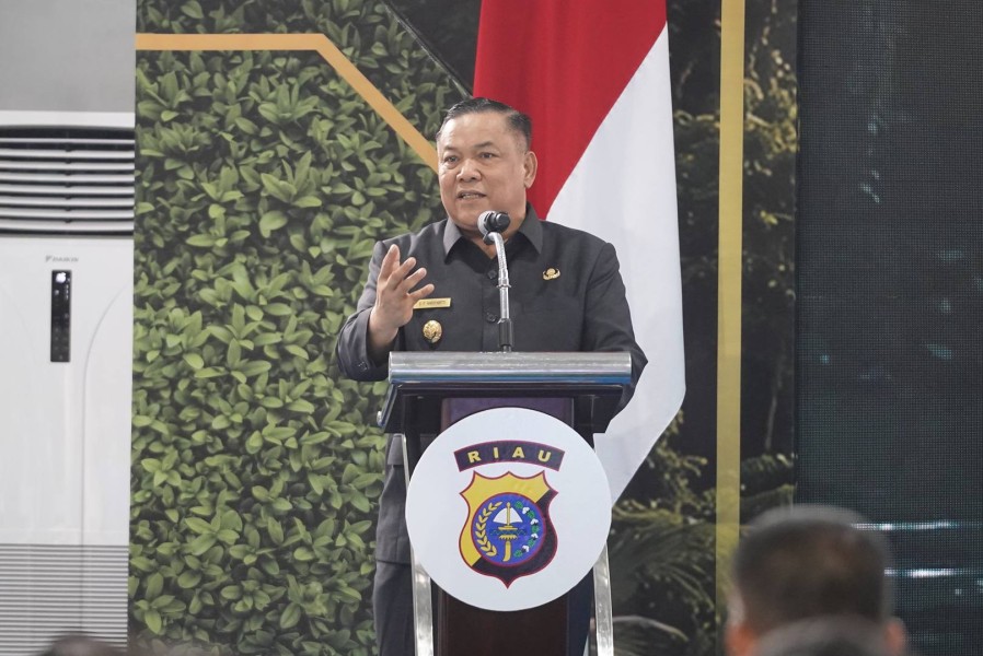 Sambut Kapolda Riau Baru, Plt Gubri: Kami Siap Bersinergi Demi Bumi Lancang Kuning