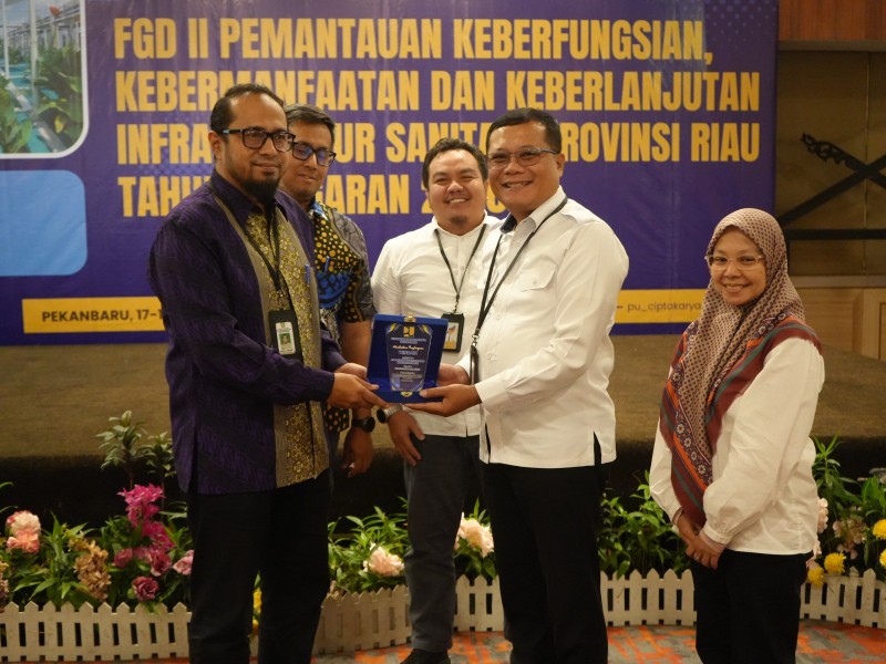 Sanitasi Berkelanjutan, Dumai Raih Penghargaan Terbaik se-Riau