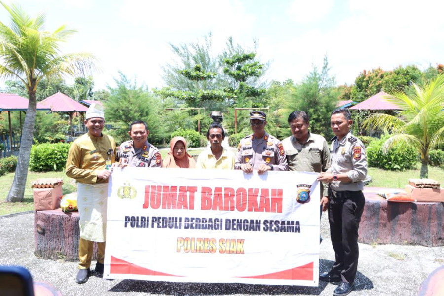 Jumat Curhat Kapolres Siak dengar Curhat Warga Bungaraya