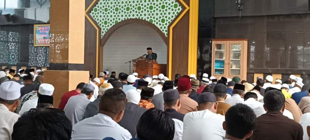 Sholat Idul Adha 1444 Hijriyah, Jamaah Padati Masjid Baitul Hikmah UMRI