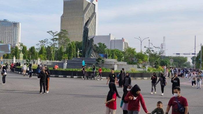 Polda Riau Gelar Simulasi Pengamanan Pemilu 2024 di Pekanbaru, Care Free Day Ditiadakan