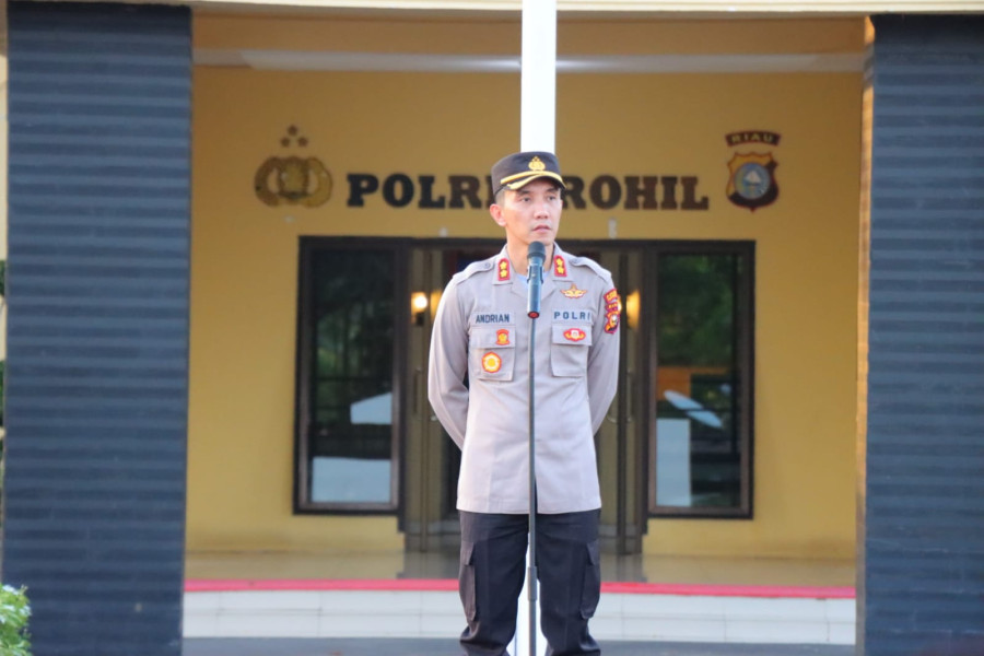 Tingkatkan Kamtibmas Pada Idul Adha, Kapolres Rohil Gelar Apel Siaga