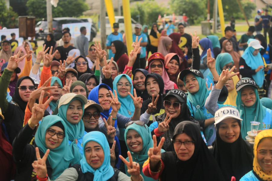 Tumpah Ruah Kampanye Terakhir Dr.Afni di Tualang