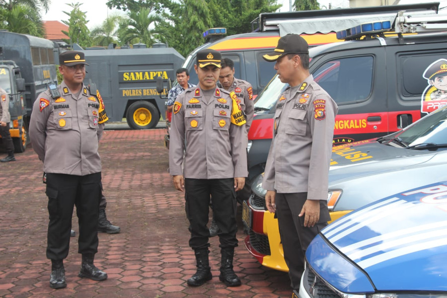 Jelang Pemilu 2024: Polres Bengkalis Hangat Sambut Kunjungan Tim Rolog Polda Riau