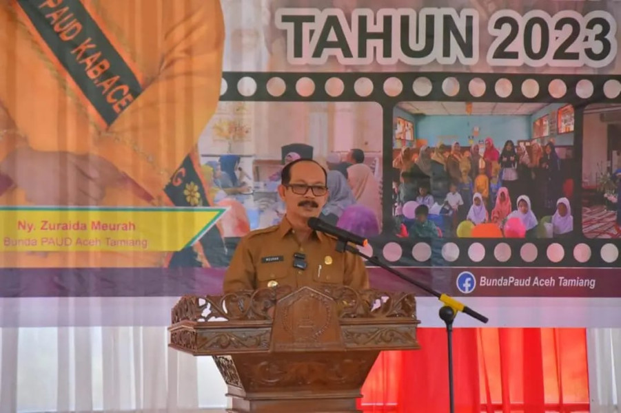 Pj Bupati Aceh Tamiang Buka Kegiatan Apresiasi Bunda PAUD Tahun 2023