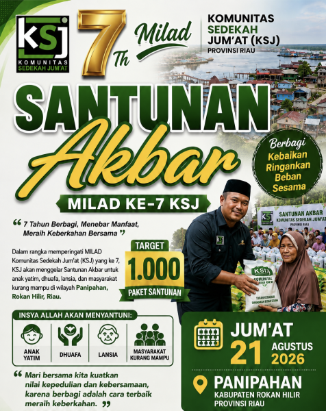 Dari Panipahan untuk Sesama, KSJ Riau Targetkan 1.000 Paket Santunan di Milad ke-7