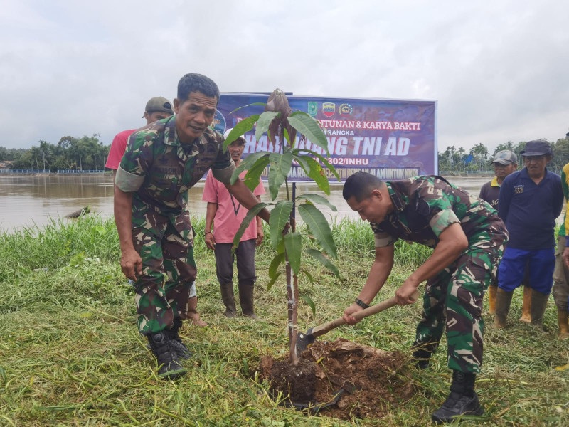 Dandim 0302/Inhu Letkol Kav Dani Praetyo Wibowo S.Sos., M.I.P Secara Langsung Ikuti Vitcon Dengan KASAD