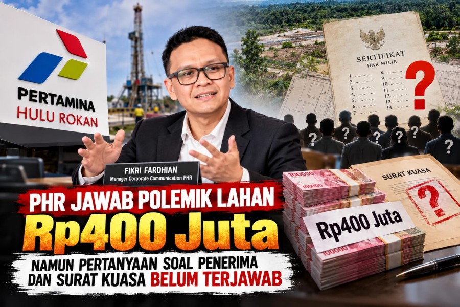 PHR Jawab Polemik Lahan Rp400 Juta, Namun Pertanyaan soal Penerima dan Surat Kuasa Belum Terjawab