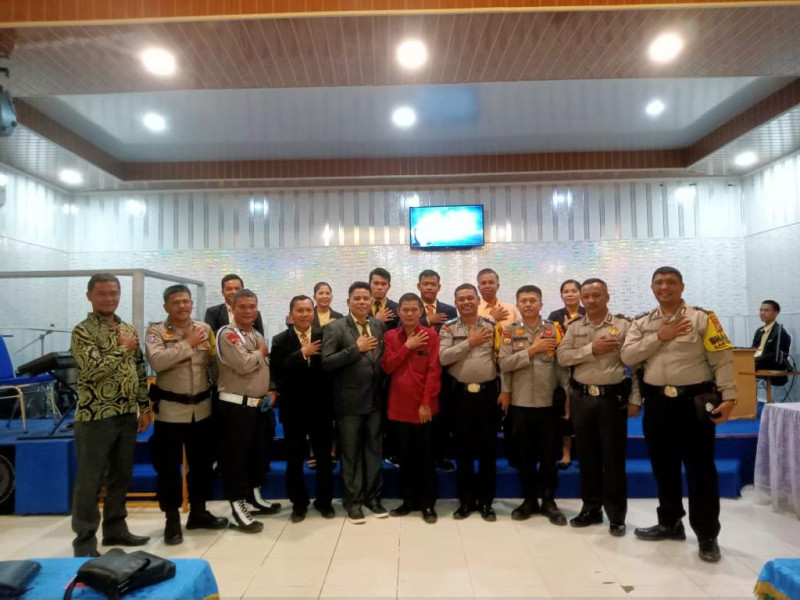 Tingkatkan Pelayanan, Polsek Kandis Gelar Minggu Kasih