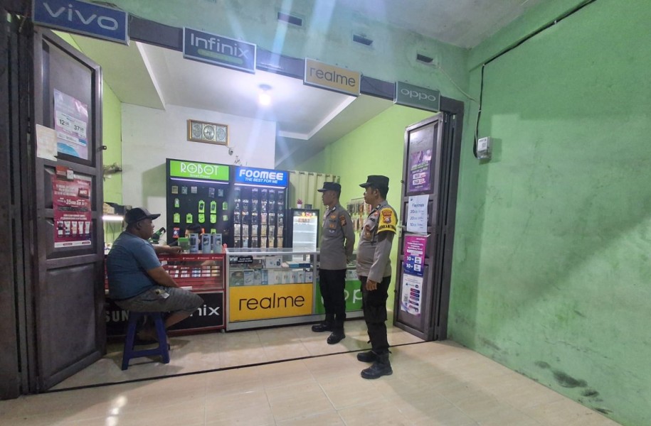Polsek Pujud Gelar Patroli KRYD, Antisipasi C3 dan Gangguan Kamtibmas