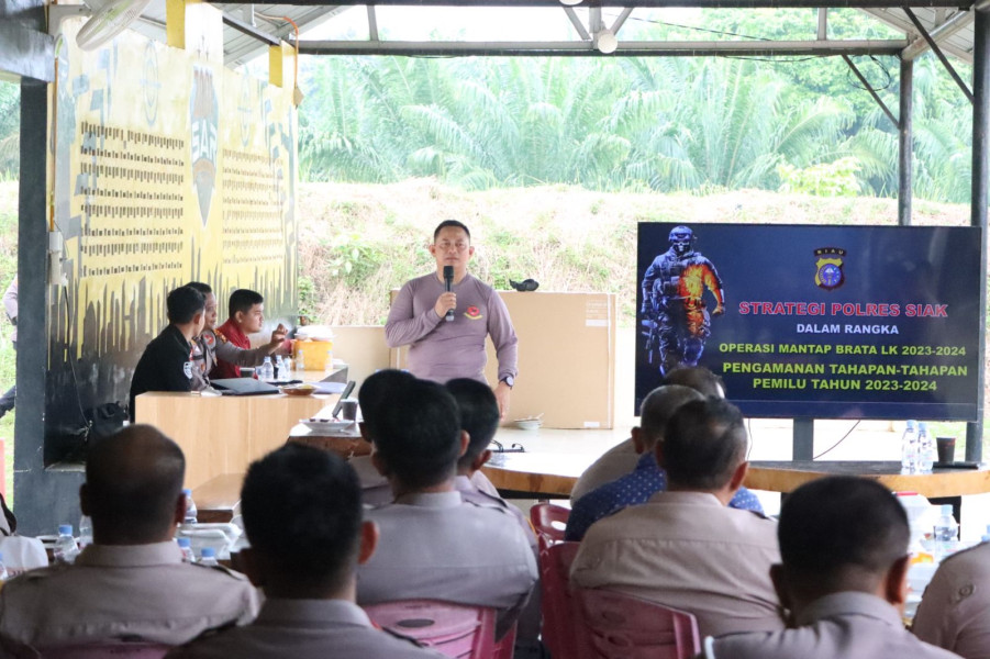 Siap Amankan Pemilu Serentak 2024, Kapolres Siak AKBP Asep Sujarwadi Rancang Sistem Pengawasan Berbasis Digital