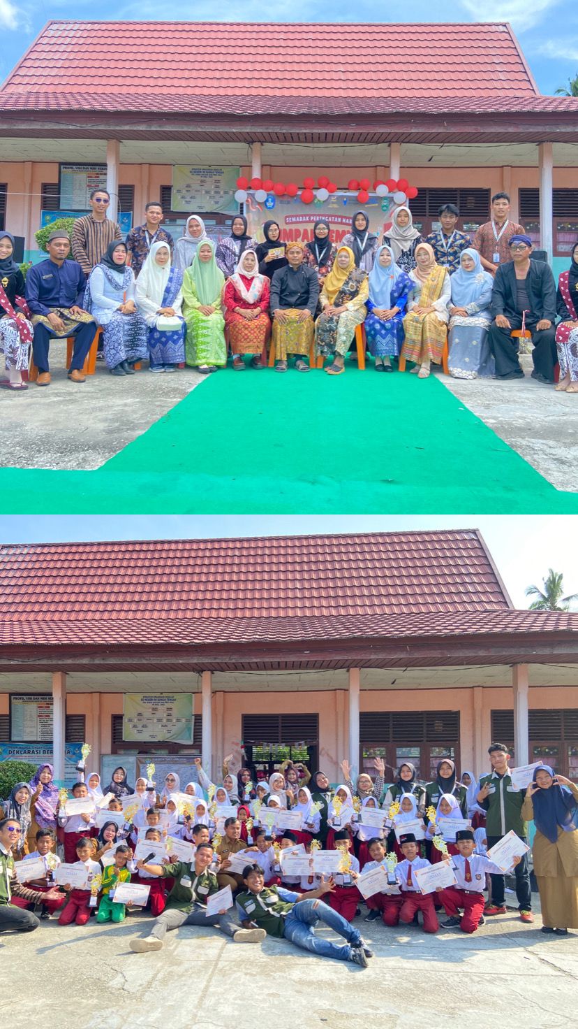 mahasiswa kukerta mbkm unri menggelar acara semarak sumpah pemuda ke-96 tahun 2024
