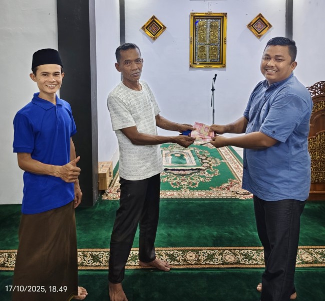 KSJ Riau Berbagi Berkah Jum'at di Kampar: Salurkan Bantuan Tunai ke Masjid Ar Razzaq Rimbo Panjang