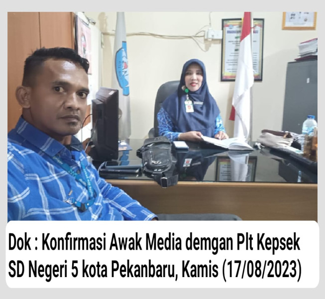 Dikonfirmasi Terkait Penjualan LKS, Ini Pernyataan dan Dugaan Tudingan Plt Kepsek SD Negeri 151 Pekanbaru