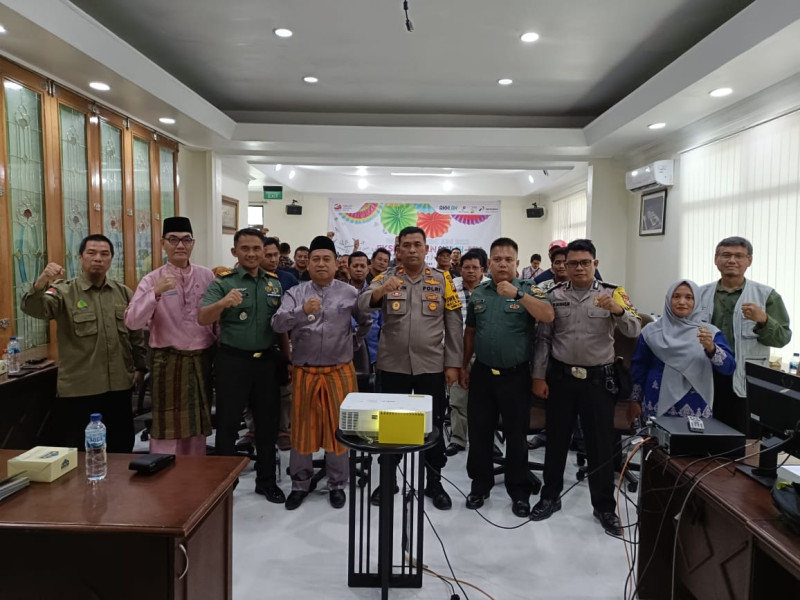 Sukseskan Pemilu Damai, Polsek Bangko Pusako Gelar Coolling System