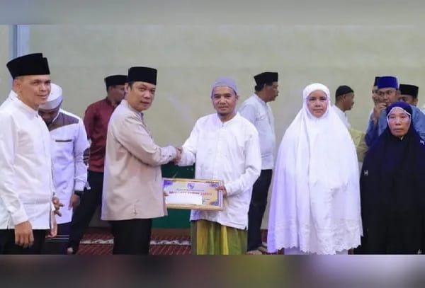 Sekdako Dampingi Pj Wako Safari Ramadan di Masjid Ar Arafah Sidomulyo Barat