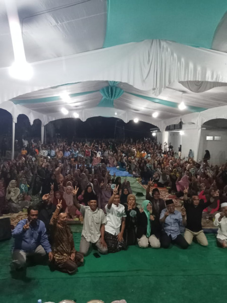 Membludak! Dihadiri Arwin AS, Seribu Massa Bungaraya Hadiri Kampanye Dr.Afni