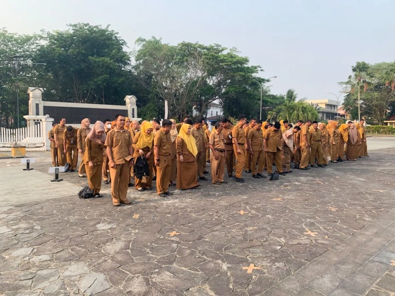 Waspada Karhutla dan Perkuat Disiplin ASN, Pemkab Inhil Tekankan Tanggung Jawab Bersama