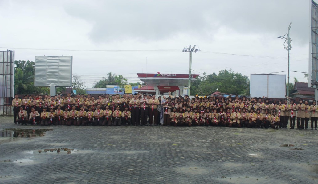 Lomba Ketangkasan Pramuka Polbeng, SMAN 4 Bengkalis Raih Juara Umum