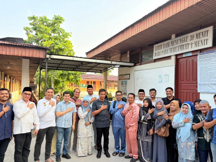 Komitmen Majukan Pendidikan, Bupati Kampar Tinjau Sejumlah Sekolah