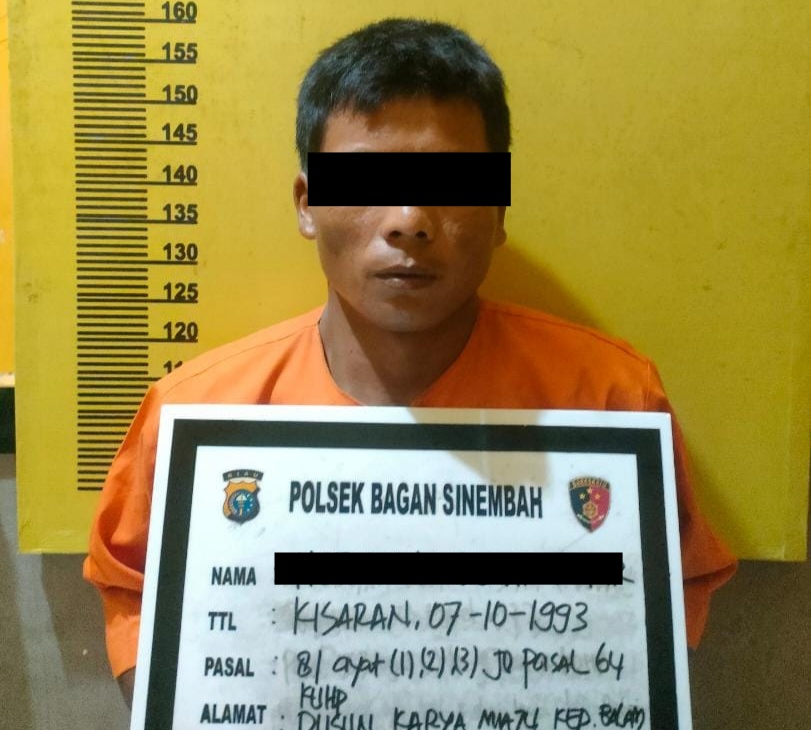 Cabuli 2 Keponakan Sendiri, Pria Bejat Disel Polsek Bagan Sinembah