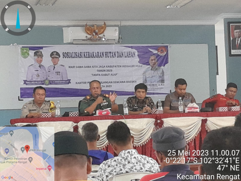 Hindari Bahaya Karhutla, Kapten Inf HB Sitepu Jadi Narasumber Berikan Sosialisasi