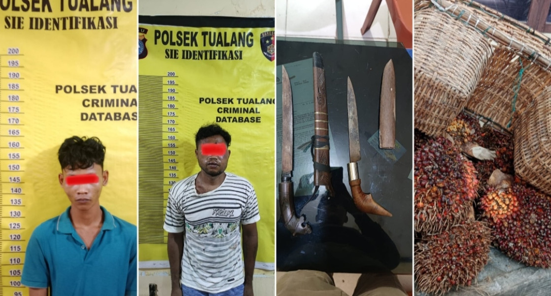 Ketahuan Curi Tbs Kedua Bandit Mengancam Security Dengan Sajam dan 1 DPO