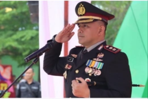 Upacara dan Syukuran HUT Bhayangkara Ke- 77 Polres Inhu