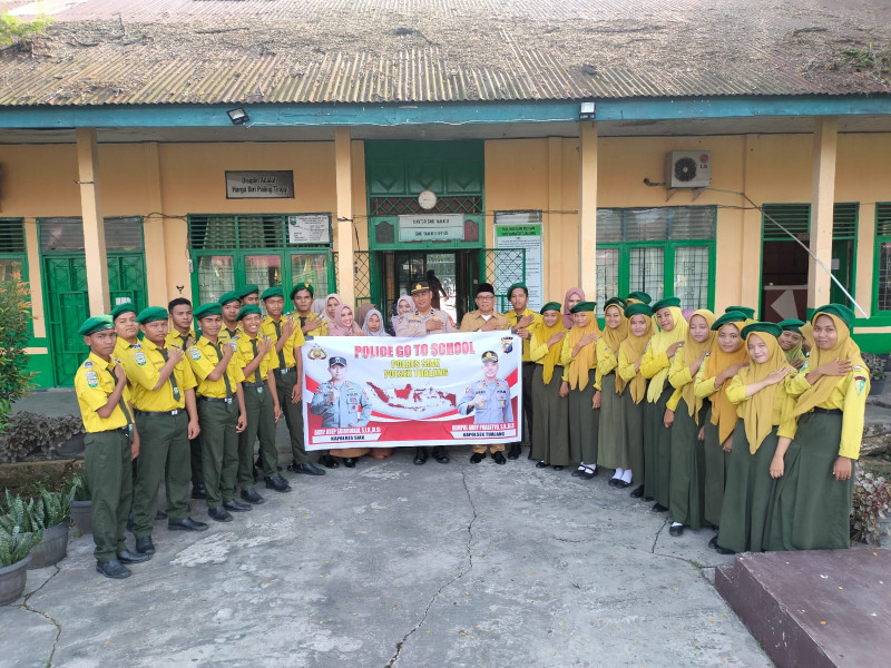 Police Goes to School, Upaya Polsek Tualang-Polres Siak Cegah Pelajar Terlibat Tindak Kriminal
