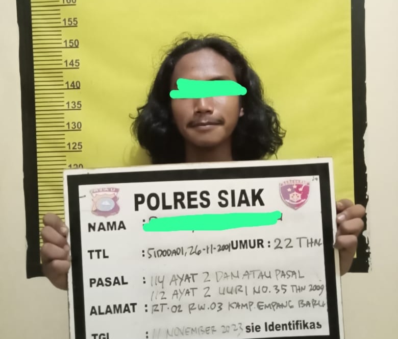 Diduga Pengedar Narkotika Jenis Sabu-sabu, Pelaku Diamankan Unit Reskrim Polsek Lubuk Dalam